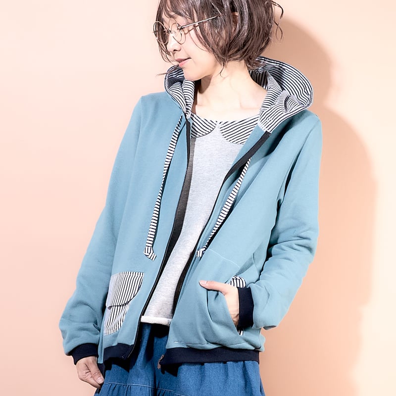 Number_i★フーディー ブルー 新品・未開封 フーディー♡ダスティーブルー | SNOWPY♡(スノウピー)