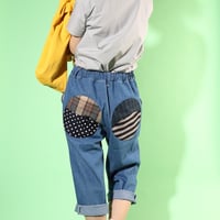 ストレートデニムパンツ♡ブリーチ