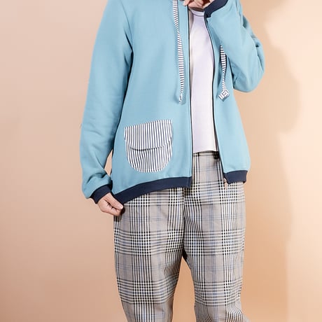 フーディー♡ダスティーブルー