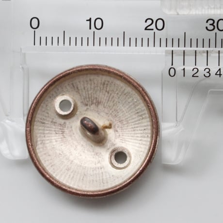 メタルボタン2個セット（無地）23㎜ ヴィンテージボタン　353t