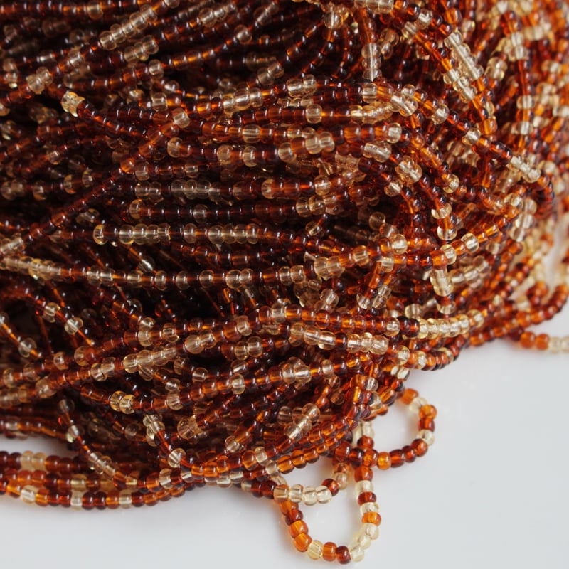 シードビーズ 3g (ﾌﾞﾗｳﾝMIX) Ø2㎜ チェコヴィンテージ 762 | Le