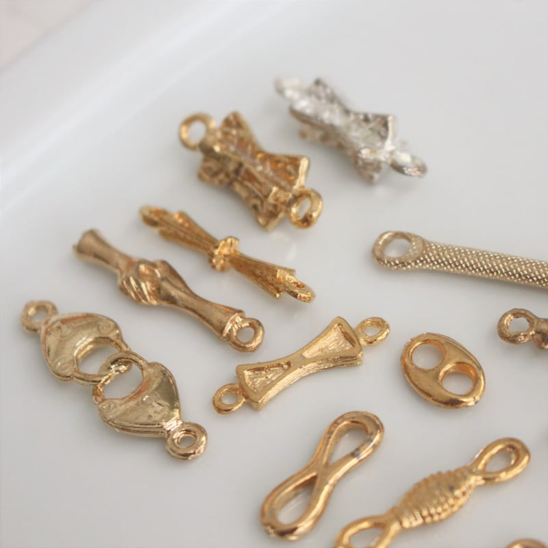 メタルパーツ 25㎜ ジョイントパーツ フランス70年代