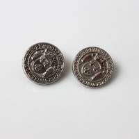 france vintage ボタン2個セット　15㎜　253