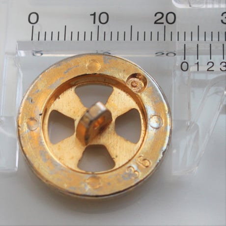 【セット】france vintage ボタン2個セット 23㎜　233