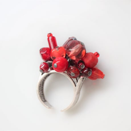 【apéro】リング作成キットHarvest Ring- ＜Rouge-Silver>