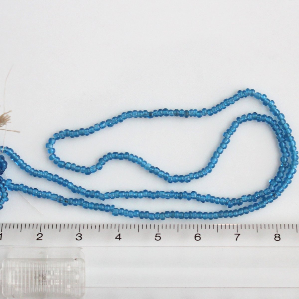 希少！  アンティーク  ガラスビーズ アンティークガラスビーズ Ø2㎜（ﾌﾞﾙｰ）1920年代 フランス製