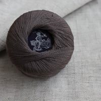 フランス製デッドストック　糸巻き「AU FRANC OR」（ダークブラウン）
