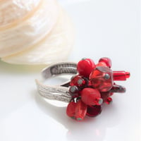 【apéro】リング作成キットHarvest Ring- ＜Rouge-Silver>