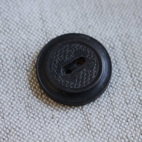 フランスの古い黒いボタン　22㎜　天然素材　フランスアンティークボタン　191