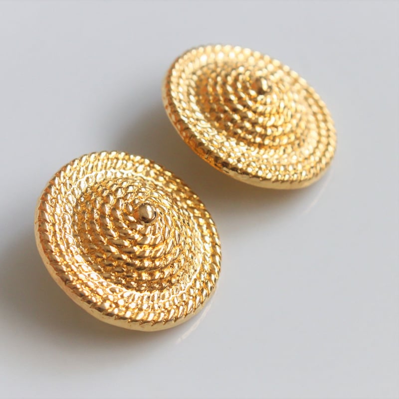 france vintage 大きめメタルボタン2個 25㎜ 367t | Le manège