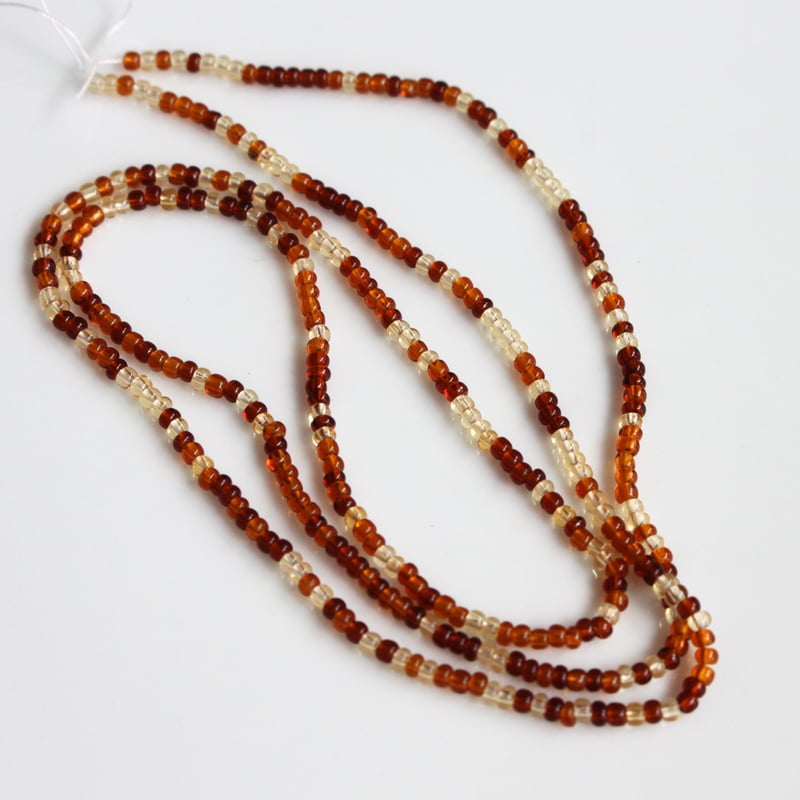 古代ビーズ アンティークビーズネックレス 蜻蛉玉 シェブロン Antique Sam's