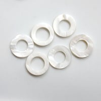 . フラットリング型シェルパーツ 6個　15㎜