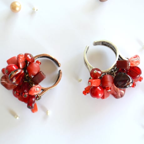 【apéro】リング作成キットHarvest Ring- ＜Rouge-Copper>