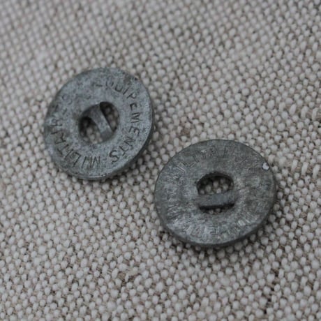 希少　フランス軍アルミボタン 14㎜ 　1個（Btype）equipements militaire  368