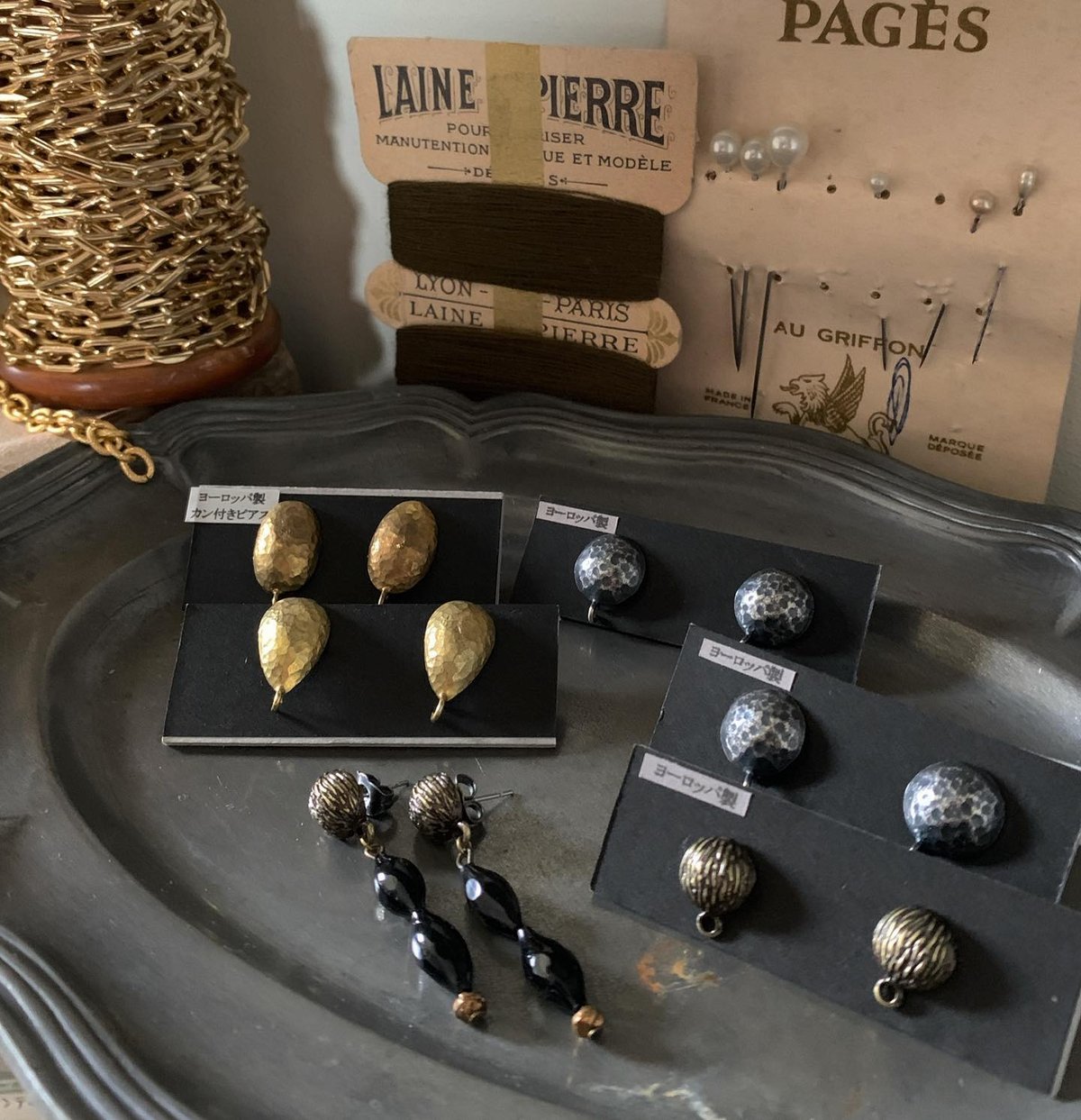 【極美品】フランス ヨーロッパアンティーク アイアン 真鍮 レザーオーダーメイド 極美品】フランス ヨーロッパアンティーク アイアン 真鍮 レザー