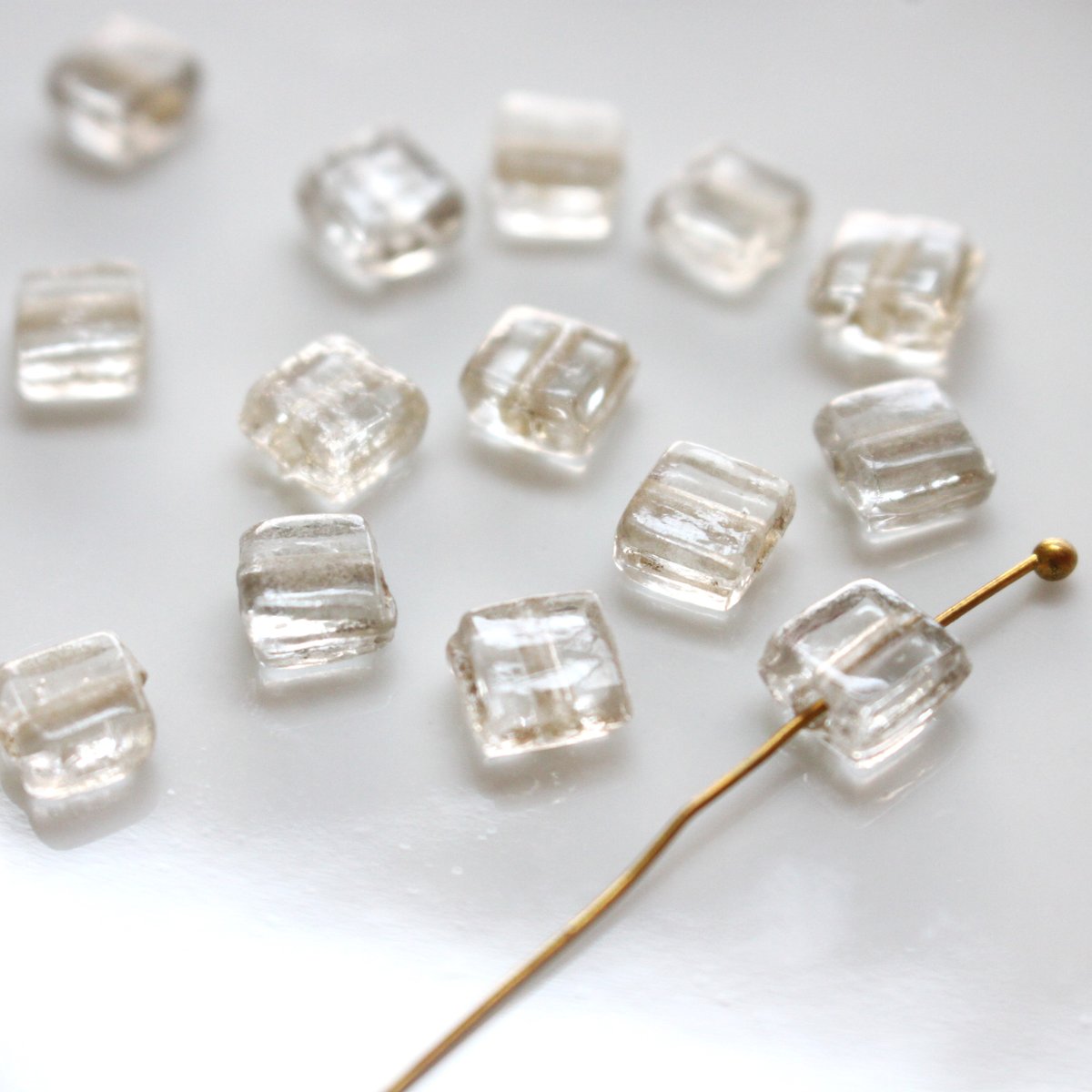 フランス ヴィンテージ ガラス クロッシュ付プレート フランス ヴィンテージ ガラス クロッシュ付プレート フランス