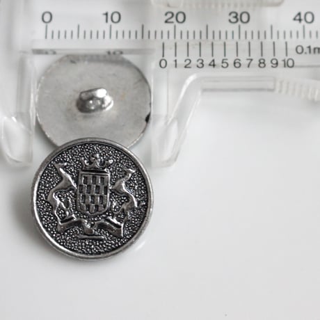 france vintage メタルボタン2個セット　18㎜    235
