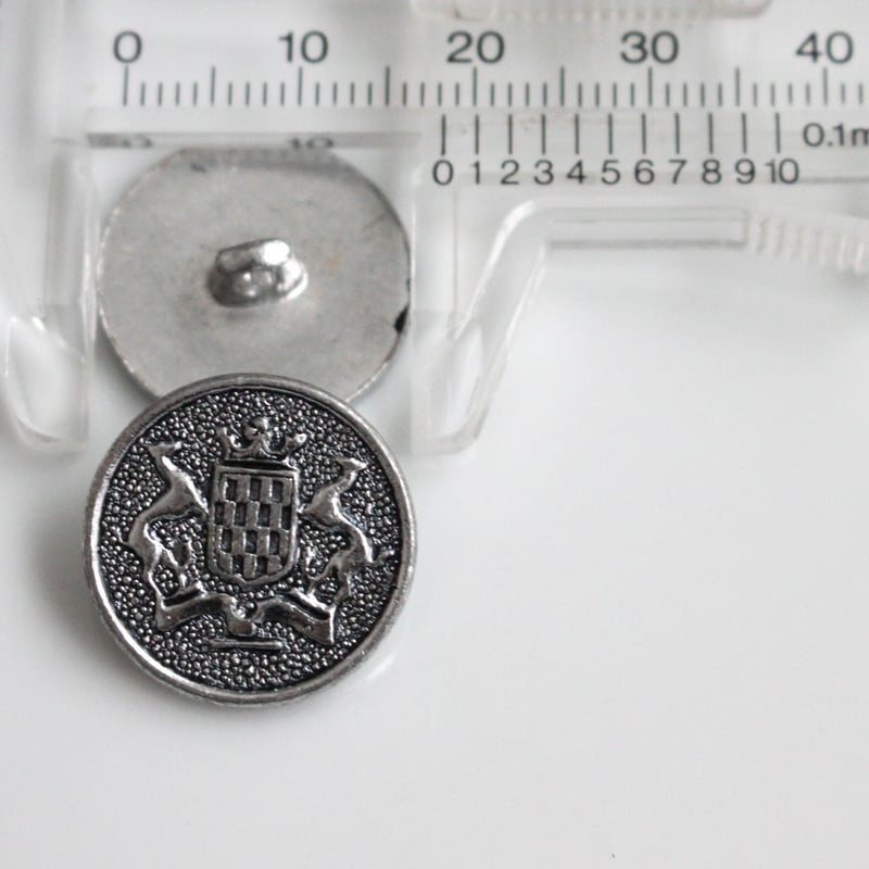 france vintage メタルボタン2個セット 18㎜ 235 | Le manège