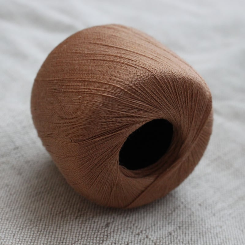 フランス製デッドストック 糸巻き「AU FRANC OR」（オーカー