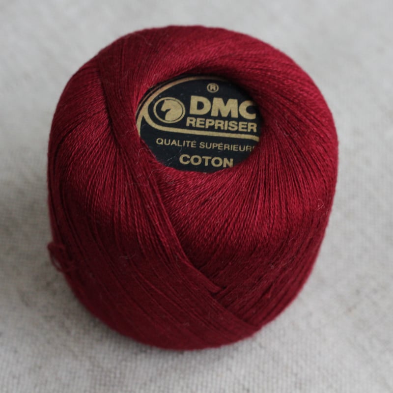 フランス製ヴィンテージデッドストック 糸巻き DMC（レッド） | Le manège