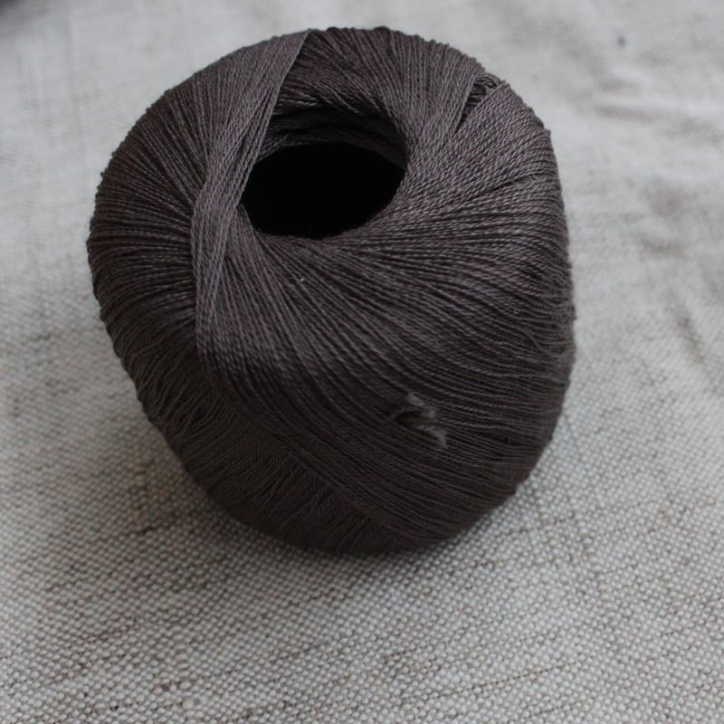 フランス製デッドストック 糸巻き「AU FRANC OR」（ダークブラウン