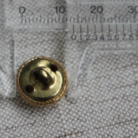 france vintage メタルボタン2個セット　14㎜　　349