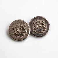 france vintage ボタン2個セット　18㎜  245