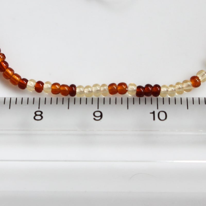 シードビーズ 3g (ﾌﾞﾗｳﾝMIX) Ø2㎜ チェコヴィンテージ 762 | Le