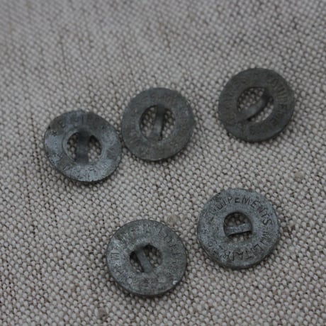 希少　フランス軍アルミボタン 14㎜ 　1個（Btype）equipements militaire  368