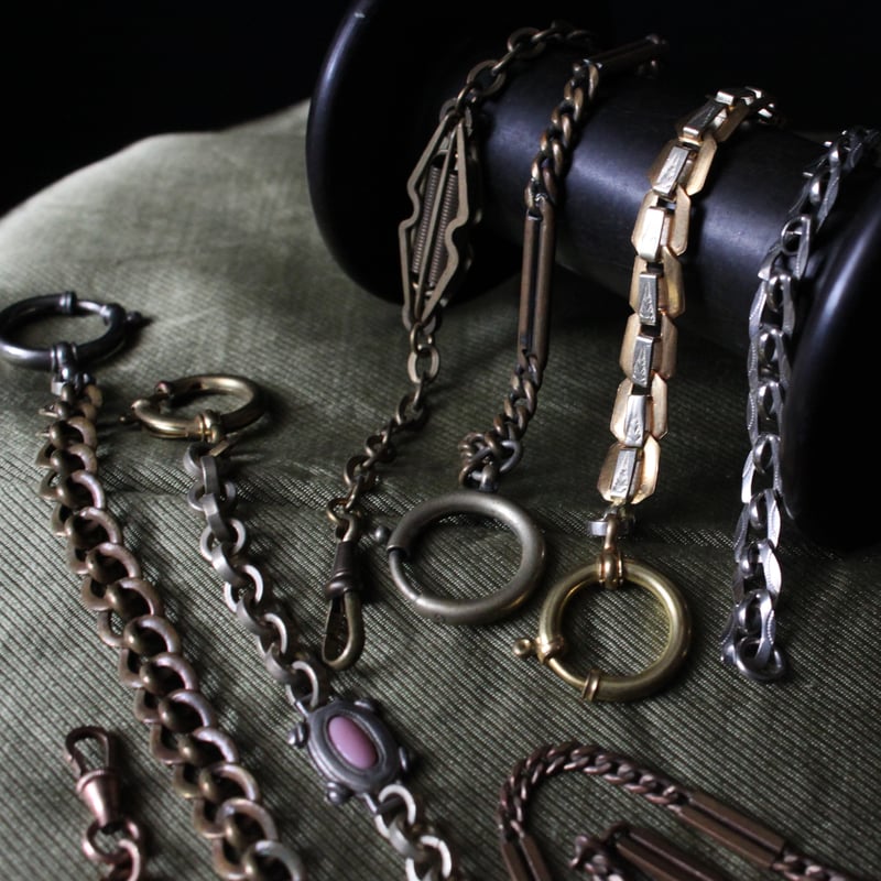 ヴィンテージ チェーンブレスレット 8㎜ ツートン J711 | Le manège