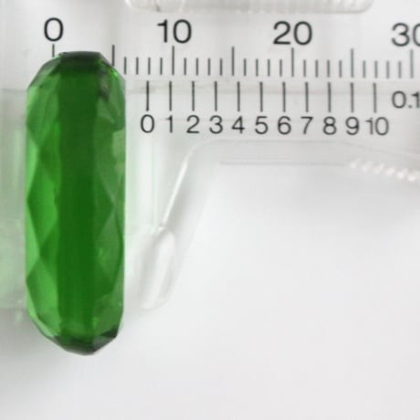 . 厚みのあるガラスインタリオ 25×18㎜（クリア）フランスヴィンテージ　537