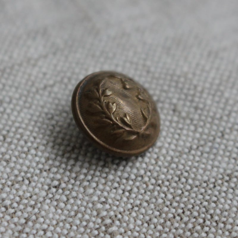 古い真鍮ボタン 14㎜ フランス製 フランスヴィンテージ fh27 | Le manège