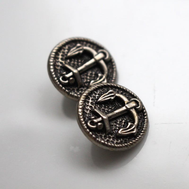 france vintage ボタン2個セット 15㎜ 257 | Le manège