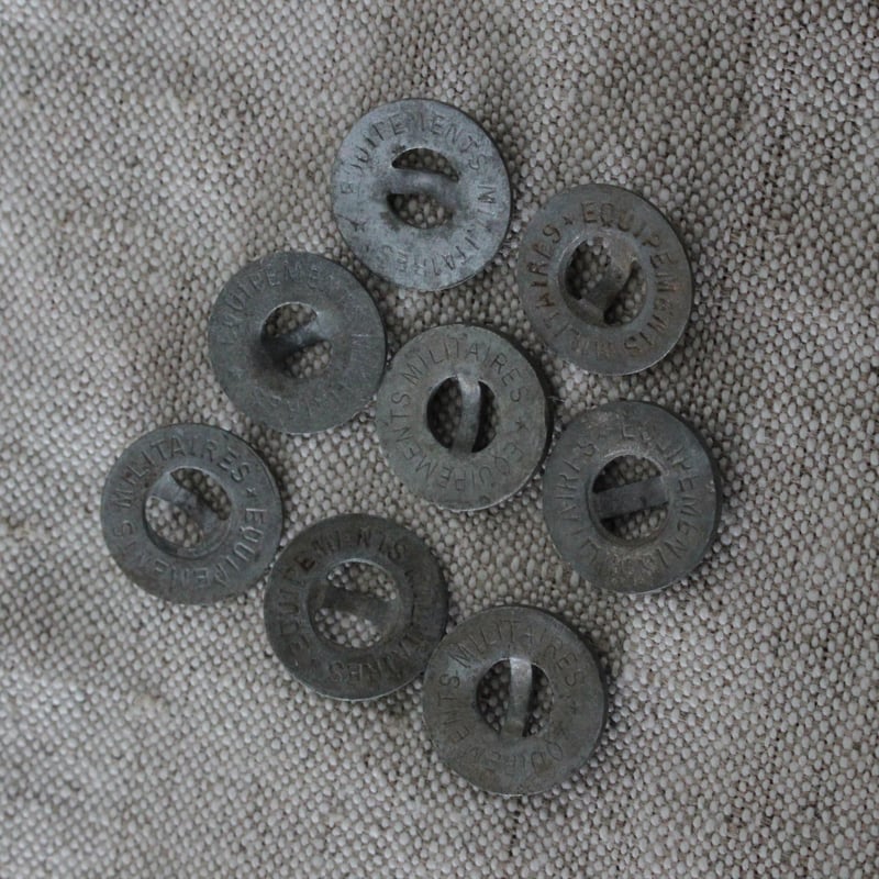 EQUIPEMENTS MILITAIRESフランス軍ボタン　オーバーオール EQUIPEMENTS MILITAIRESフランス軍ボタンオーバーオール