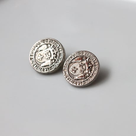 france vintage ボタン2個セット　15㎜　253