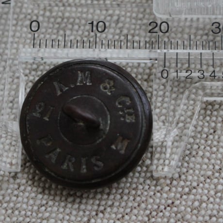 古いメタルボタン 21㎜　フランスアンティーク　154