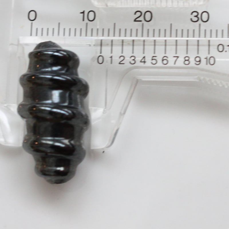 スパイラルガラスビーズ25㎜ フランスヴィンテージ 188 | Le manège