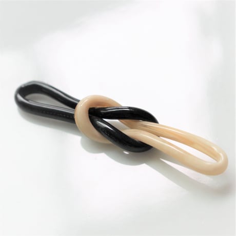 .ノットパーツ46㎜（ivory×black）ドイツ製ヴィンテージ　128