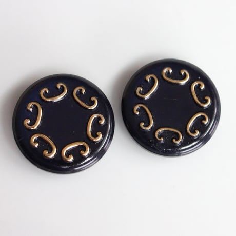 3個セット ヴィンテージボタン プラボタン デザインボタン ダサく NO.92