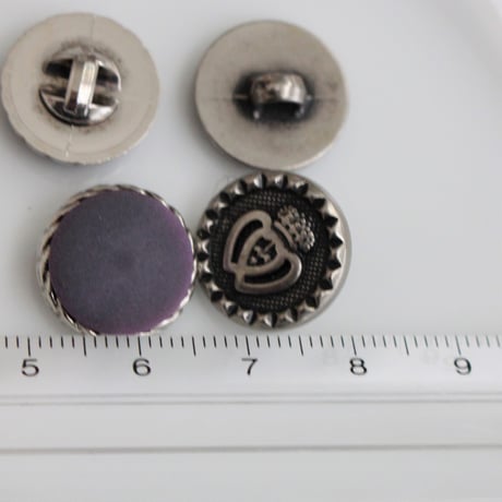 【セット】france vintage 　ボタン4個セット　278
