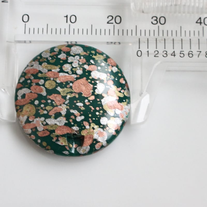 円形フラットビーズ 26㎜ フランスヴィンテージ 473 | Le manège