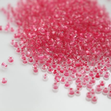 シードビーズ　5ｇ　Ø2㎜　(Rose pink)　フランスヴィンテージ  　　853