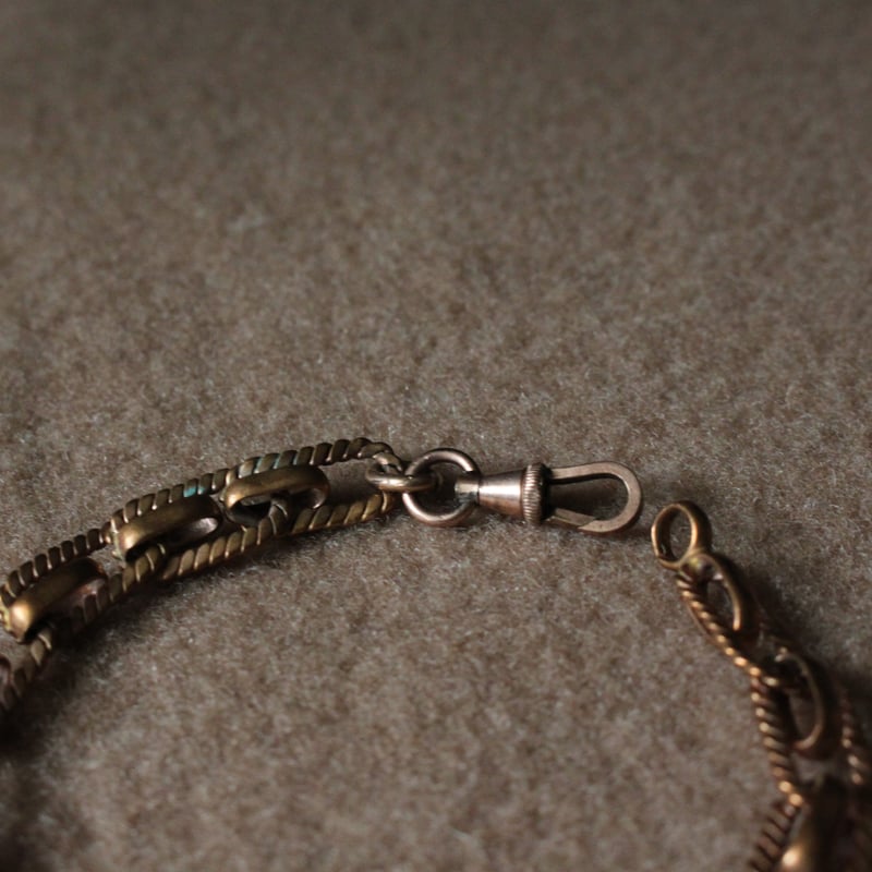 ヴィンテージ チェーンブレスレット 8㎜ コッパー J717 | Le manège