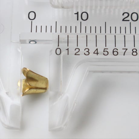 フラワー型ビーズキャップ4個set（S）6㎜（ｺﾞｰﾙﾄﾞ花びら4枚）フランスヴィンテージ 714