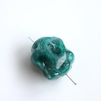 . ベジタブルビーズ 20㎜ （ブルー）フランスヴィンテージ 857