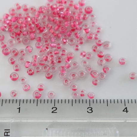 シードビーズ　5ｇ　Ø2㎜　(Rose pink)　フランスヴィンテージ  　　853