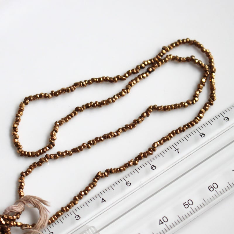 アンティークシードビーズ Ø2㎜（ｺﾞｰﾙﾄﾞ）1.8g 1920年代 フランス製