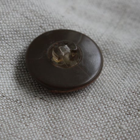 古いウッドボタン 25㎜　フランスアンティーク