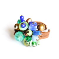 新色　【apéro】リング作成キット Harvest Ring  - <Blue/Green>