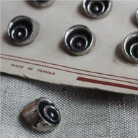 古い渦巻きボタン 15㎜   made in France　フランスヴィンテージ
